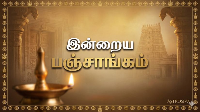 Temple background with traditional lamp